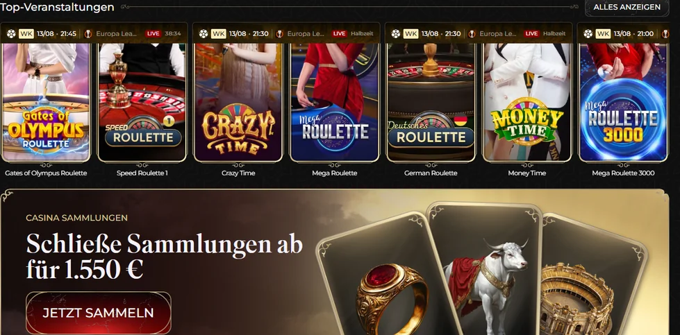 Browse alle Spielangebote