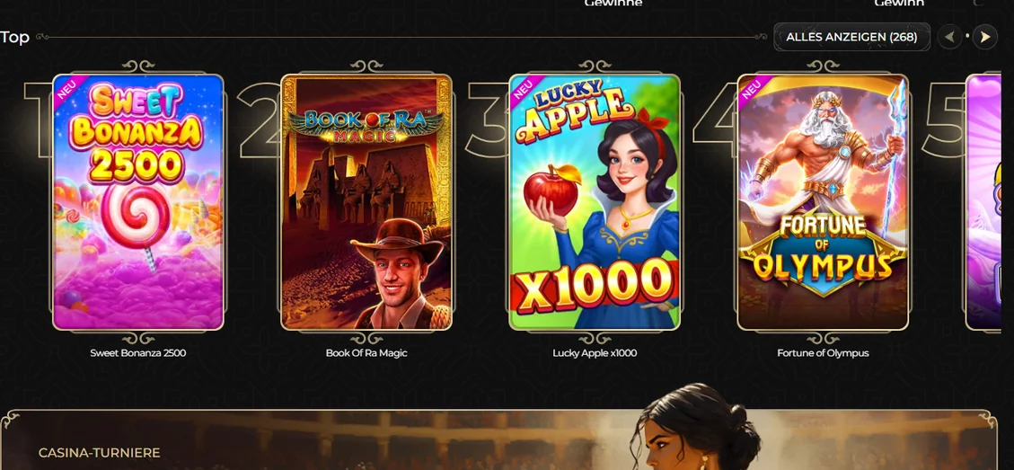 Spielen Sie Top-Slots Casina